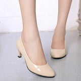 Pumps Nude Shallow Mouth Women Shoes Fashion Office Work Wedding Party Shoes Ladies Low Heel Shoes Woman