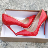 Women 12cm High Heels Fashion Girl Pumps High Heeled Pointed Toes Wedding Party Shoes High Heels Thin heels QP054