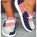 Summer Women Vulcanized Shoes Canvas Slip on Loafers Female Flat Shoes Fashion Ladies Walking Shoe Leopard Casual