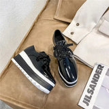 Womens Sneakers Shoes Wedge Basket 2024 Platform Tennis Female Roses Fashion Thick Sole Silver Trainers High Lace-Up Fabric PU