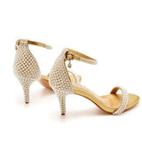 Breakj Cm Temperament Shallow Word With Fine Heel Sandals Imitation Pearl Wedding Shoes Sexy Fish Mouth Summer Sandals Size