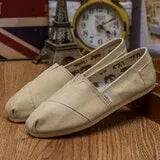 Mouth Shoes Woman Flats Dress Canvas Rubber Cotton Fabric PU Basic Shoes Woman Flats Shallow Mouth Dress Basic PU