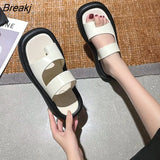 New White Beige Green Platform Flip Flop Ladies Famous Designer Flip Flop Ladies Platform Sandals Slippers Beach