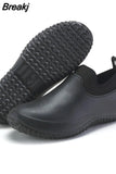 Winter Men's Rain Boots Warm Snow Boots Non-Slip Men Rain Shoes Waterproof Rain Boots Men's Water Boots Rubber Work