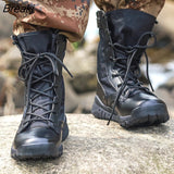 Ultra Light Men's Tactical Boots Special Forces Military Boots Male Outdoor Waterproof Non-slip Hiking Shoes Travel