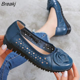Summer Genuine Leather Shoes Women Butterfly-knot Loafers Women Flats Ballet Autumn Casual Flat Shoes Woman