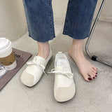 Fashion Women's Flat Shoes Spring Comfort Soft Sole Shoes Women's Casual Sneakers Lace Up Black White Shoes Women's