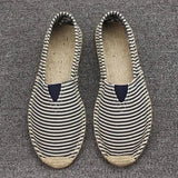 Size 35-45 Women Sewing Flax Shoes Slip on Loafers Casual Shoes Woman Espadrilles Hemp Canvas Flat