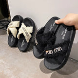 Women Slides Slippers Summer New Woman Beach Retro Peep Toe Slip on Wedges Platform Designer Casual Open Toe Flat