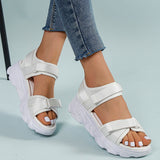 Summer Women Platform Sandals Casual Thick Bottom Non Slip Beach Shoes Woman Open Toe Comfortable Sports Sandals Plus