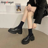 Women Platform Shoes Hidden Height Heels Women's Casual Loafers for spring And Winter Heels Dress Shoes mary janes