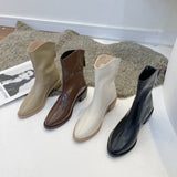Boots, Autumn Boots, Children's Personality Style, 2024 White Boots, High Heels, Women's Spring And