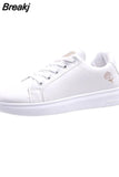 2023Women Casual Shoes New Spring Women Shoes Fashion Embroidered White Sneakers Breathable Flower Lace-Up Women