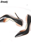 Black Classic High Heels Shoes Woman Pumps 12cm Tacones Pointed Toe Stilettos Talon Femme Sexy Wedding Shoes