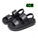 2023 Summer Cloud Slide Slipper Women Indoor Home Non Slip Eva Sandals Woman Soft Sole High Platform Slippers