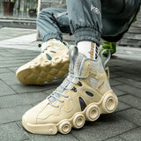 Skating Shape Sports Shoes Men Personality Running Shoes Thick Soled Casual Sneakers Increased Men Sneaker Walking