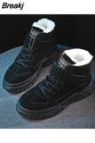 Women Winter Snow Boots 2023 New Fashion Style High-top Shoes Casual Woman Waterproof Warm Woman Female High Quality White