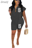 Sexy Hollow Two Piece Set 2023 Summer Tracksuit Women Side Hollw Out Lapel Shirt + Bodycon Shorts Club Matching