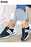 Women's Sports Casual Shoes 2023 New Autumn Large New Wedge Heel Casual Fashion Women's Shoes Women Sneakers Zapatos De