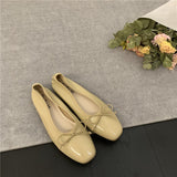 Bow Knot Flats Slip On Casual Shoes Women Boat Ballet Flat Ballerina Soft Moccasins Female New Fashion Gold Sliver