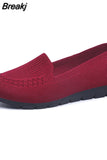 Shoes Women's Summer Mesh Breathable Flat Shoes Ladies Comfort Light Sneaker Socks Women Slip on Loafers Zapatillas