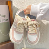 Fashion Vulcanized Platform Flat Sneakers Women Casual Sports Canvas Shoes Women Tennis Lolita Running Kawaii Women