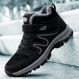 Hiking Shoes Boots for Men Women Keep Warm Plush Non-slip Caminhadas Trekking Ankle Boots Waterproof Sneakers Casual