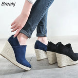 Fashion High Heels Women Party Shoes Brand Model Shoes Elegant Ladies Wedges 10cm Super High Women Pumps
