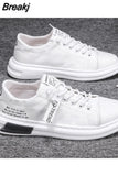 Men Canvas Casual Sneakers Fashion Lace Up Flat Footwear Korean Breathable Sport Shoes Men's Board Chaussure