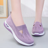 New Comfort Casual Women's Shoes New Fashion Soft Sole Breathable Hollow Out Flat Shoes for Women Zapatos De
