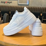Platform Sneakers Women Vintage shoes Round Head Sports Shoes 2023 spring Fashion New Lolita Low Top Casual Ins