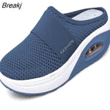 New Women Shoes Casual Increase Cushion Shoes Non-slip Platform Sneakers For Women Breathable Mesh Outdoor Walking
