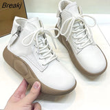 2022 Women Sports Shoes Soft Soled Casual Shoes High Quality Outdoor Boots New Women's Thick Soled Sports