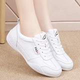 Women Shoes 2024 New Casual Lightweight Sports Shoes WomenBreathable Little White Platform Shoes White Sneakers