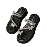 New Diamond-bottom Flip-flops, Women's Summer Wear Fashion Muffin Bottom Increase Sandals, Women's