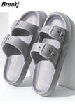 Bathroom Slippers Summer Indoor Eva Slides Home Sandals Slippers Men Women Non-Slip Household Family Bath Shoes