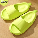 Cute Soft Animals Slippers for Women Fashion Indoor House Clown Fish Sandals Couples Bathroom Anti-slip Platform