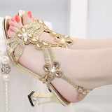 New Diamond Sandals Women Wear Comfortable Korean Crystal High-Heeled Shoes With Diamond Heels In