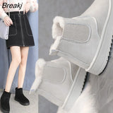 Warm Short Boots Cotton Shoes Women'S Snow Boots Winter Boots2022 New Snow Women Boots Thickening Plus Velvet
