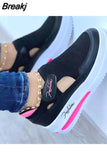 Womens Sneakers Casual Shoes Ladies Running Shoes Female Platform Shoes Mesh Breathable Comfort Women Sport Shoes