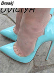 Women Pumps Womens Shoes High Heels 12 cm Stilettos Pumps Shoes For Women Sexy Party Wedding Shoes QP042
