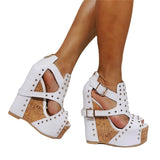 Breakj Heavy Industry Size 47 Slopes And Thick-Soled Sexy High-Heeled Sandals