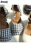 High-heeled Shoes Spring New Korean Version of Wild Thick-heeled Square Toe French Retro Mary Jane Trend Lolita
