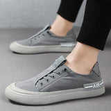 Men Sneakers Light Ice Silk Cloth Casual Shoes Men Breathable Walking Flat Shoes Man Loafers Zapatillas