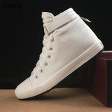 2022 Winter Shoes Men Winter Boots High top Sneakers Warm Fur Shoes Canvas Casual Men Ankle Boots Black White Footwear