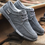 canvas shoes deodorant breathable men's shoes tide shoes non-slip male students tie casual stripes men shoes