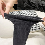 Autumn Winter Women's Over The Knee Sock Boots 2023 Stretch Knitted Thick Heels Long Boots Woman Slip On Platform