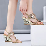 Heel Diamond Sandals Women 2024 Summer New Fishmouth Fashion Elegant Diamond Sandals High-Heeled Slippers Leather Women's