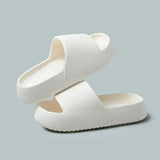 Candy Color Eva Slippers for Women Soft Sole Indoor Home Slippers Woman Non Slip Bathroom House Shoes Couple Cloud
