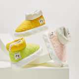 Cotton Padded Shoes for Women 2023 New Platform Down Waterproof Snow Boots Woman Thick Sole Plush Warm Ankle Boots